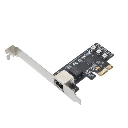 Upgrade 2.5 in. Gigabit Ethernet PCI-e x1 Network Card, Black UP3758696